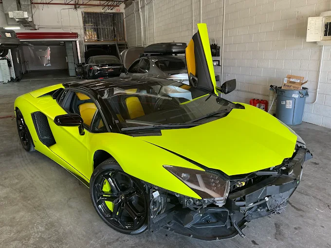Lamborghini collision repair