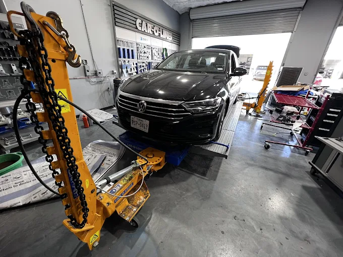 Volkswagen in frame machine